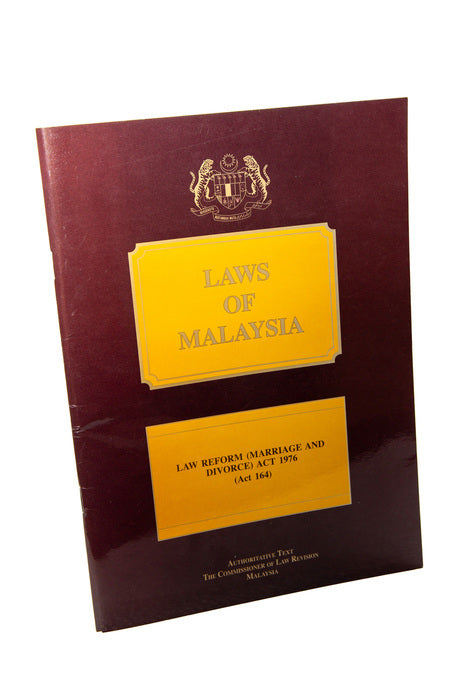 LAW REFORM (MARRIAGE & DIVORCE) ACT 1976 (REPRINT 2006)