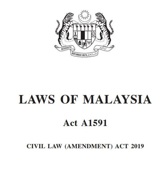 Civil Law Act 1956 Amendment 2019 (A1591)