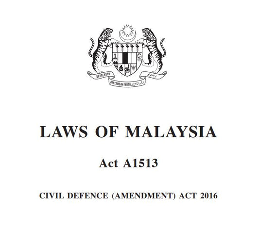 CIVIL DEFENCE (AMENDMENT) ACT 2016 (A1513)