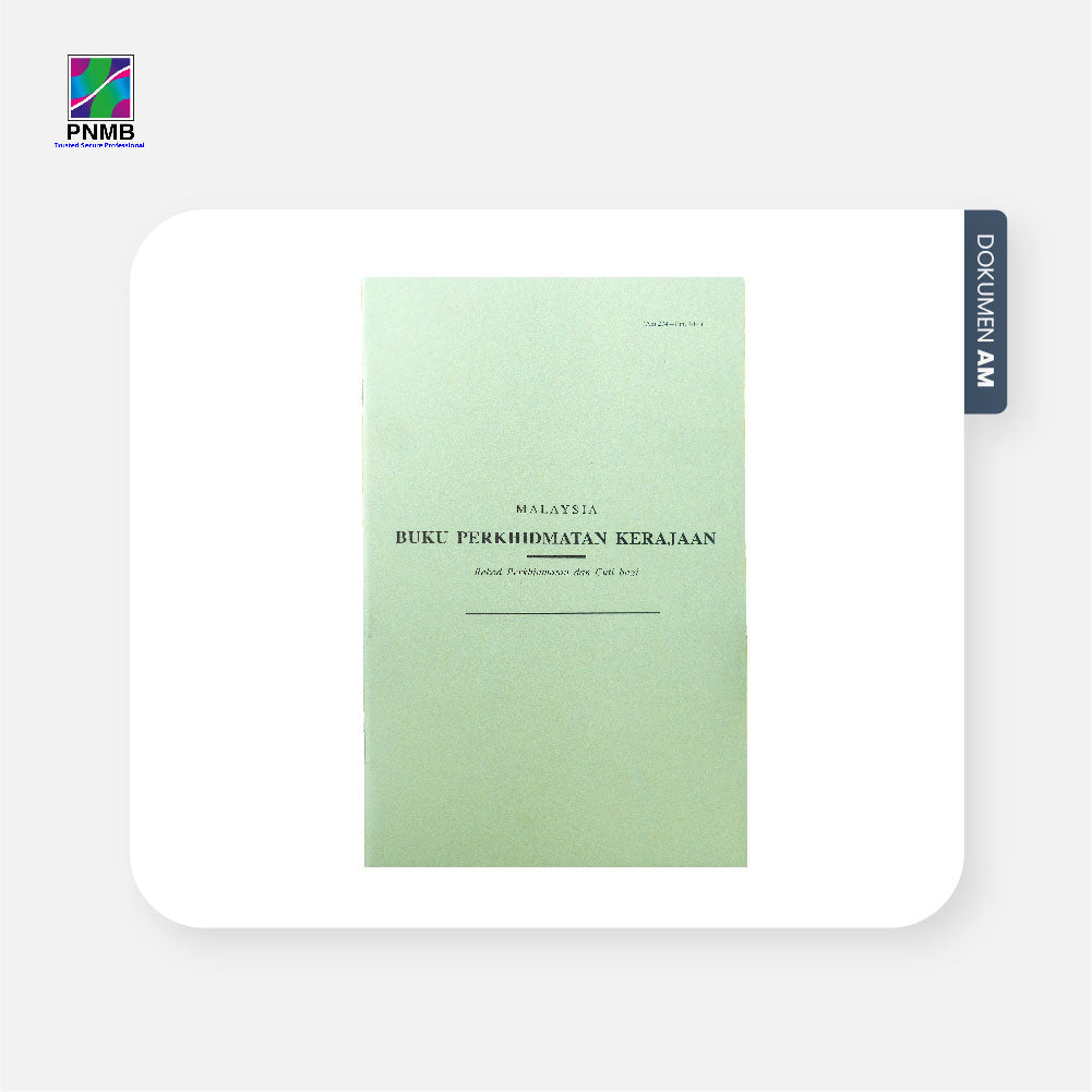 Buku Perkhidmatan Kerajaan (NEW) (AM 274)