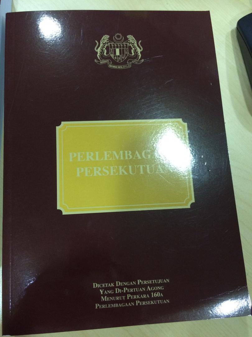 PERLEMBAGAAN PERSEKUTUAN 2020 (REPRINT 2020)